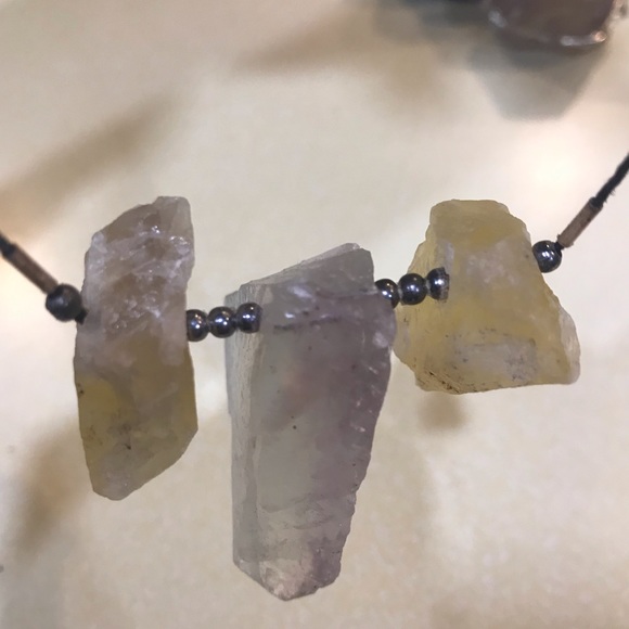 Hand made crystal necklace. Made by hand. - Picture 3 of 6